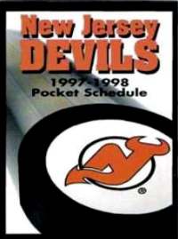 Hockey Schedule - 1997-1998 New Jersey Devils