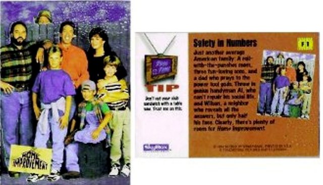 Home Improvement Trading Cards – INCOMPLETE SET