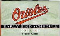 Baltimore Orioles - 2006 Schedule
