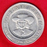 Token – Quaker City Life Insurance Co (Philadelphia, PA)