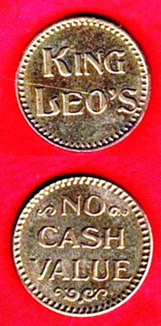 Token – King Leo's Pizza (Bakersfield, CA)