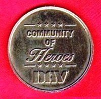 Token – Disabled American Veterans (DAV) "Community of Heroes" (Nation Wide)