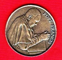 Token – Pope Francis prayer token (Vatican City, Italy)