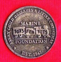 Token – Toys for Tots Challenge Coin (Train)
