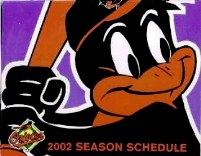 Baltimore Orioles - 2002 Schedule