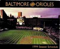 Baltimore Orioles - 1999 Schedule