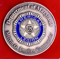 American Legion – Dept of Maryland 2012 Membership Challenge Coin