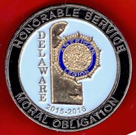 American Legion – Dept of Delaware 2015-2016 Pin