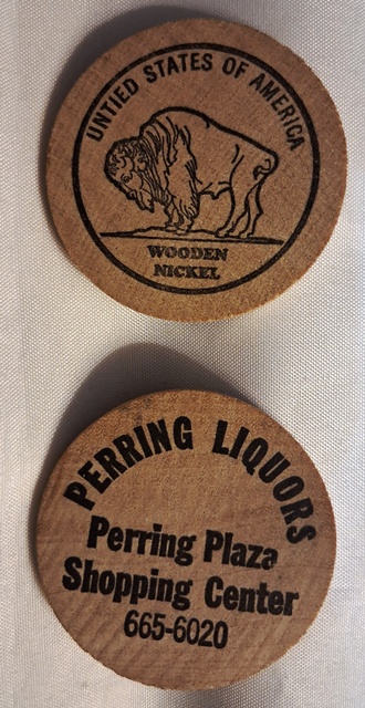 Wooden Nickel - Perring Plaza Liquors (Parkville, MD)
