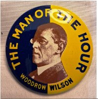 Pin - 1968 Kleenex Tissues Presidential Campaign Reproduction - Wilson
