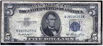 1953 - $5 Silver Certificate
