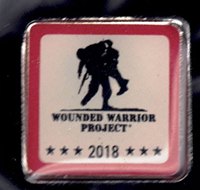 Hat Pin - Wounded Warrior 2018