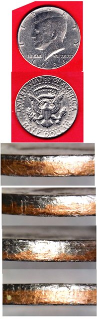 Coin – 1984P Clad Kennedy Half Dollar – NO REEDED EDGE ERROR COIN