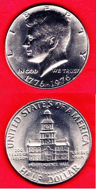 Coin - 1976 BU Clad Kennedy Bicentennial Half Dollar