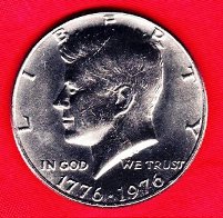 Coin - 1976 BU Clad Kennedy Bicentennial Half Dollar