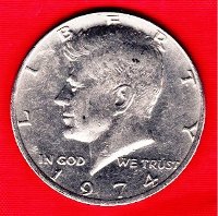 Coin – 1974 Uncirculated Clad Kennedy Half Dollar