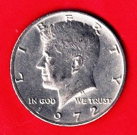 Coin – 1972 Uncirculated Clad Kennedy Half Dollar