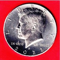 Coin – 2022P BU Clad Kennedy Half Dollar