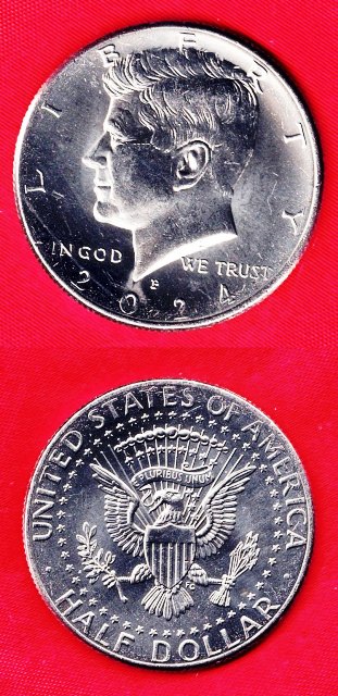Coin – 2024P BU Clad Kennedy Half Dollar