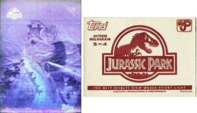Jurassic Park - Action Hologram (Dilophosaur) (2 of 4)