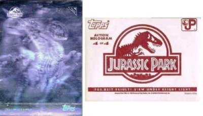 Jurassic Park - Action Hologram (Velociraptor) (4 of 4)