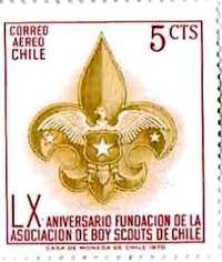 Chile (1971) 60th Anniversary Stamp