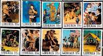 Liberia 35¢ Stamps