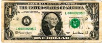 2003 Federal Reserve Note LOW SERIAL NUMBER