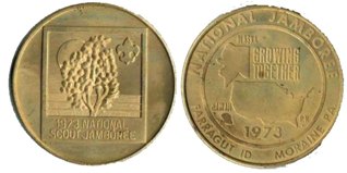 1973 National Jamboree Coin