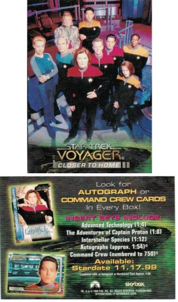 Promo Card - Star Trek Voyager - Closer to Home