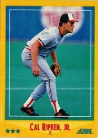 Baltimore Orioles - Cal Ripken, Jr – 1988 Score