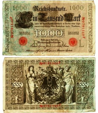 Germany - 1000 Mark Reichsbanknote #3