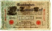Germany - 1000 Mark Reichsbanknote - #3