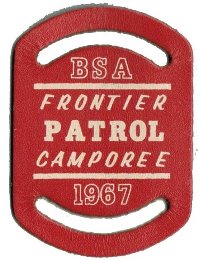 1967 Frontier District Camporee Neckerchief Slide