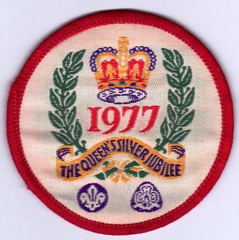 1977 Queens Silver Jubilee Patch