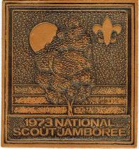 1973 National Jamboree Leather Patch