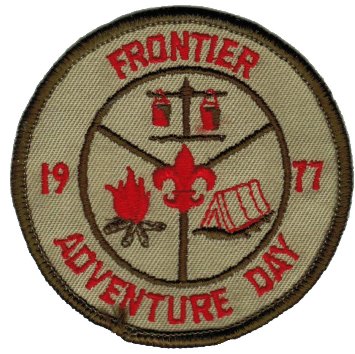 Philadelphia Council 1977 Frontier District Adventure Day Patch