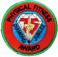 Diamond Jubilee 75th Anniversary Physical Fitness Patch