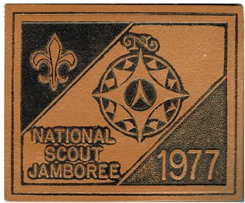 1977 National Jamboree Leather Patch