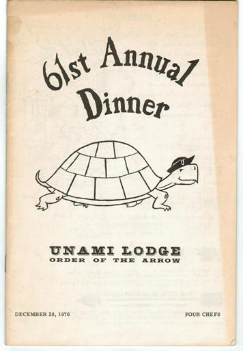 OA Book - Unami Lodge #1 - 61st Annual Dinner