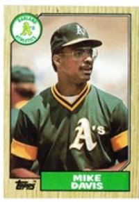Oakland Athletics - Mike Davis (83)