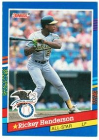 Oakland Athletics - Rickey Henderson  -  All-Star (53)